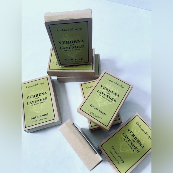 6 - Crabtree & Evelyn Travel Bar Soap VERBENA LAVENDER 2 bath 4 facial - Picture 3 of 3